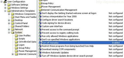 Cum se dezactivează autorun drive USB Flash în sistemul de operare Windows 8, 7, XP profesionale