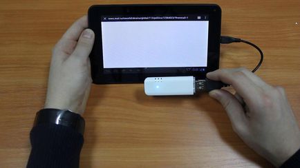 Cum să se conecteze la modem tabletă 3G (foto, video)
