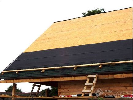 Cum să acopere acoperișul unui acoperiș moale cu mâinile - instalarea unui acoperiș moale