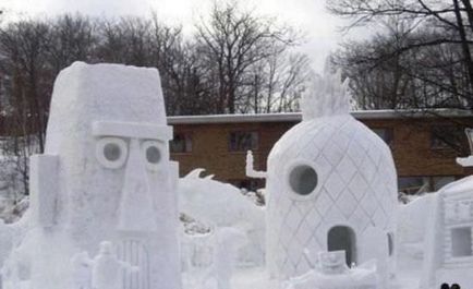 Cum de a construi o casă de zăpadă în țară