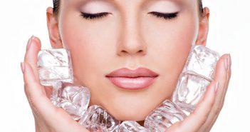 Cum de a șterge fața cu beneficii de gheață și cuburi de rece dauneaza
