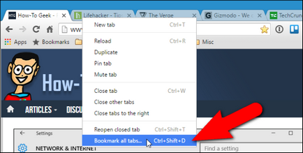 Cum de a salva toate filele deschise în browser-ul dvs., Google Chrome