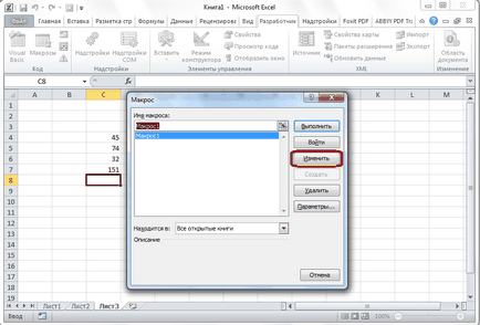 Cum de a crea un macro în Excel