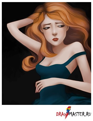 Ea a creat o imagine a „vise luminoase“ (schiță) Ea a creat o imagine a „vise luminoase“