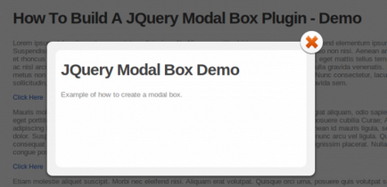 Cum să utilizați jQuery pentru a crea o fereastră modal simplu, JavaScript