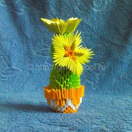 Cactus școală module origami fete
