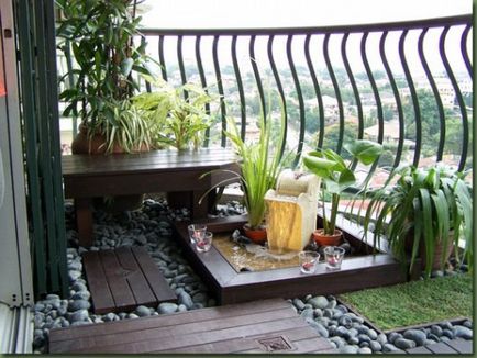 Cum de a decora un mic balcon sau loggie (foto)