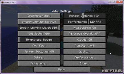 Cum se instalează mod HD optifine pentru Minecraft v (optifine) Cum se instalează mod HD optifine pentru Minecraft v