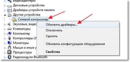 Cum se setează (actualizare, reinstalați, dezinstalați) driverul de pe LAN fără fir (Wi-Fi