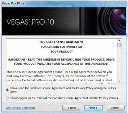 Cum se instalează descrierea Sony Vegas cu fotografii (instalare) Cum se instalează descriere Sony Vegas cu fotografii
