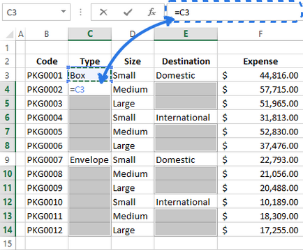 Ca și în Excel zerouri umple celula sau celulele goale de la valori mai mari (mai jos) (Excel) Ca și în Excel umple cu celule goale sau un zero valori ale celulelor de mai sus (mai jos)