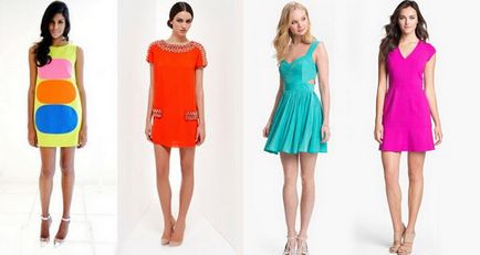 Cum de a alege o culoare rochie de vară, finisare, alegerea rochiei pe o figură