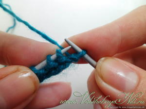 Cum să Knit în fotografiile ace de tricotat cusatura jartieră și tutorial video
