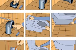 Cum de a stabili toaletă la podea, sfaturi, instrucțiuni
