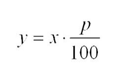 Un calculator pentru calcularea procentului de numere on-line