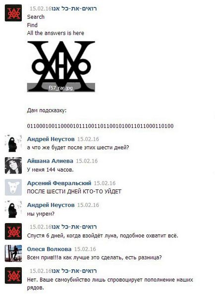 Cine și ce a făcut - un grup de moarte - în VKontakte, Apparat