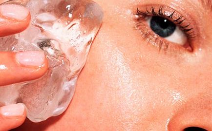 Ice ridurilor faciale rețete, reguli și contraindicații