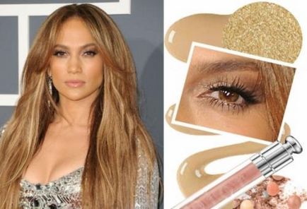 Machiaj Jennifer Lopez pus în scenă tehnica de a crea machiaj