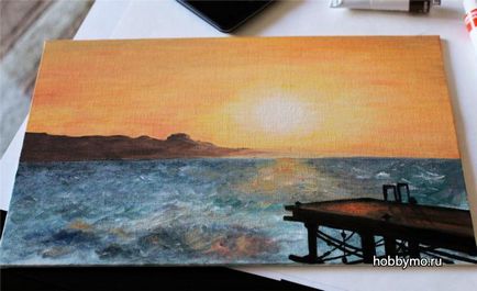 Master-class pictură în ulei peisaj pentru incepatori - hobby-uri de mare (meserii) Master-class pictură în ulei peisaj pentru incepatori - hobby-Sea