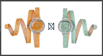 Moda bratari multistrat și ceasuri cu o curea lungă la exemplul de bijuterii ceasuri „bomboane“ și „viva