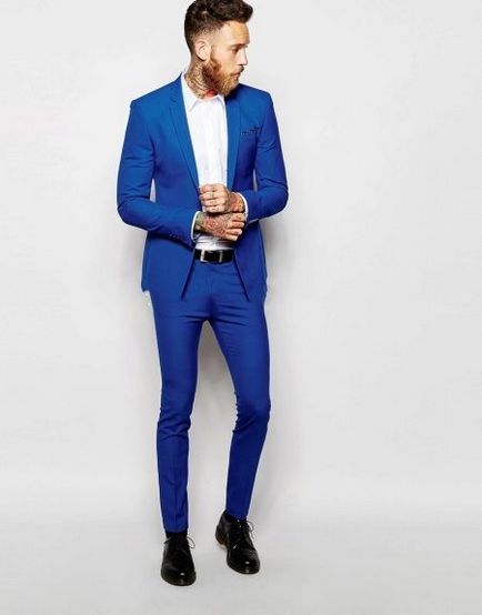 costum albastru de sex masculin (61 poze) ce să poarte costum clasic, albastru închis și albastru strălucitor