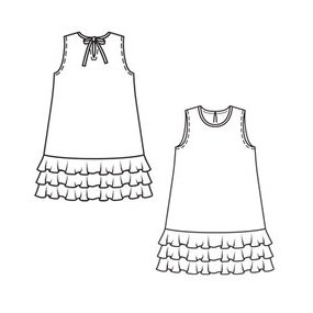 rochii elegante pentru fete cu modele mâinile lor și schema de tricotat