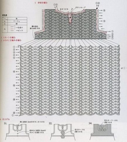 rochii elegante pentru fete cu modele mâinile lor și schema de tricotat