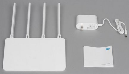 Configurarea router Xiaomi mi conexiune Wi-Fi și 3 as1200