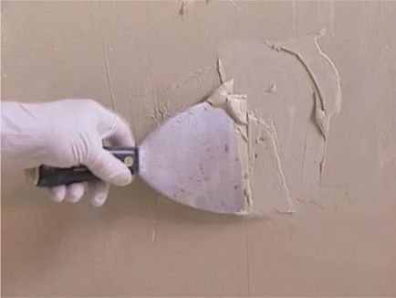 Fără succes dop de perete, ce să facă cum să corecteze defectele pentru a picta un al doilea strat
