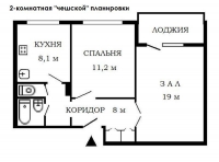 Noul aspect, planificare îmbunătățită, proiectul ceh, bucatarie 9 m, aspect modern,