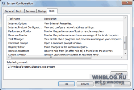Noile caracteristici ale utilitarului „Configurare sistem“ în Windows 7