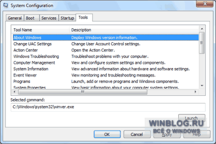 Noile caracteristici ale utilitarului „Configurare sistem“ în Windows 7