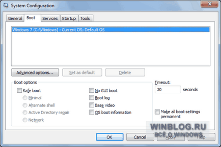 Noile caracteristici ale utilitarului „Configurare sistem“ în Windows 7