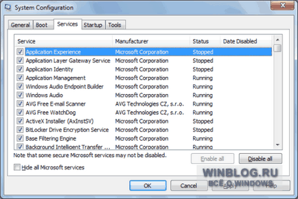 Noile caracteristici ale utilitarului „Configurare sistem“ în Windows 7