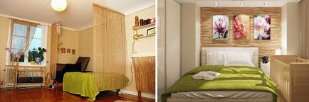 Wallpaper în dormitor combinate 2017 fotografie stil de design modern, într-un dormitor mic, idei de moda