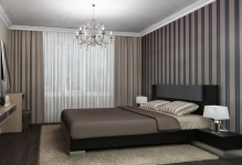 Wallpaper în dormitor combinate 2017 fotografie stil de design modern, într-un dormitor mic, idei de moda