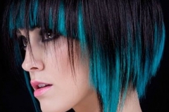 colorarea părului în două culori fotografii, instrucțiuni