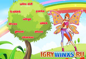 Online joc Winx dress-up pentru fete