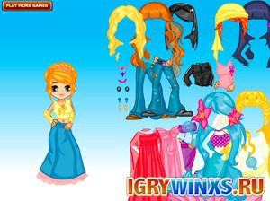 Online joc Winx dress-up pentru fete