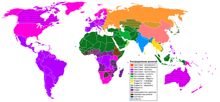 religiile majore ale lumii, budism, creștinism și islam