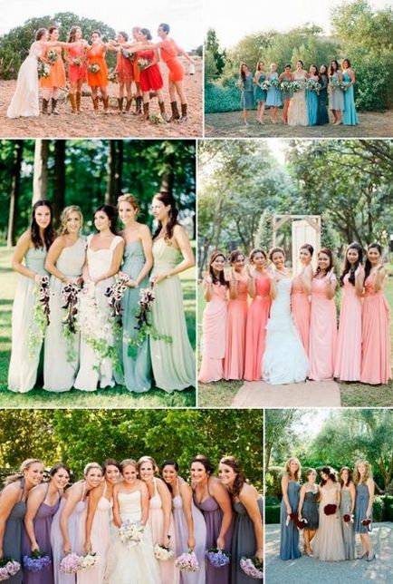 Bridesmaid rochii Care sunt opțiunile