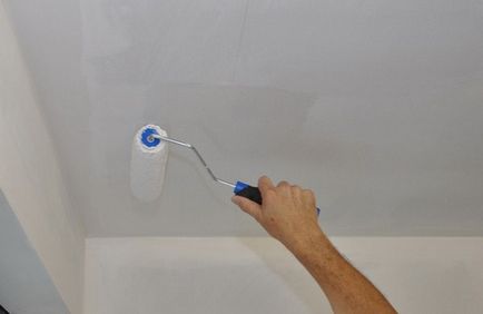 Paint plafonul cu mâinile sale regulile de bază