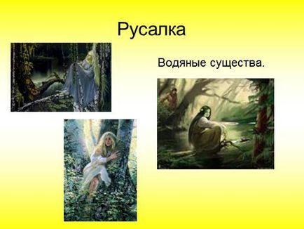 Prezentarea „mituri și legende slave“