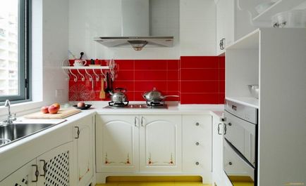 Productiv proiect de design de bucătărie cu mâinile sale, chestii de interior