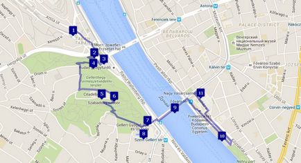 Mersul pe jos în jurul valorii de Budapesta