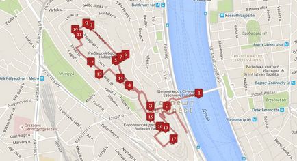 Mersul pe jos în jurul valorii de Budapesta