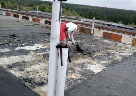 Reparația acoperișului moale al garajului cu mâinile
