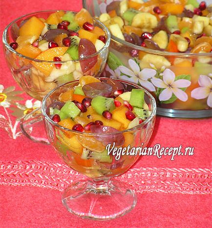 reteta Salata de fructe - cum să faci o salata de fructe (salata de fructe) reteta Salata de fructe - cum să faci o salata de fructe