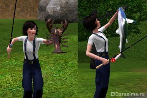 Pescuitul în Sims 3, universul jocuri Sims!