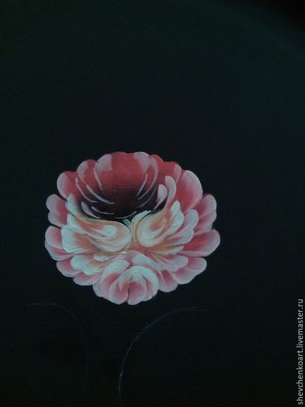 Desenați flori în tehnologia Zhostovo pictura - Fair Masters - manual, lucrate manual